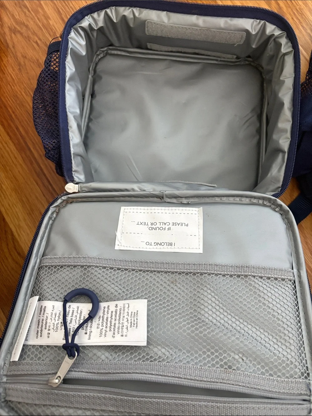 Pottery Barn Kids Glitter Ombre Backpack & Lunch Bag - Pink, Blue